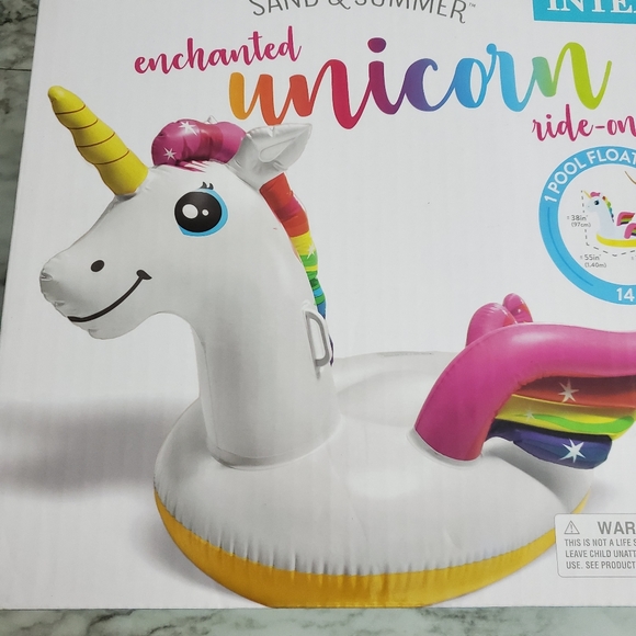 Intex Unicorn Inflatable Ride-On Pool Float - Picture 4 of 6
